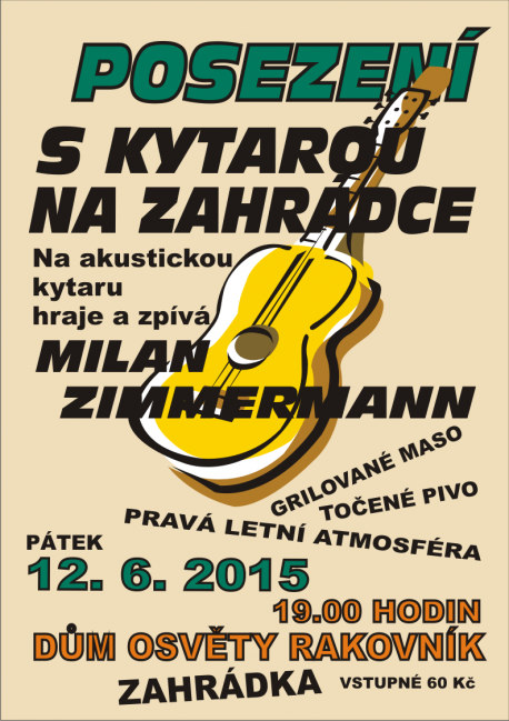 posezení na zahrádce