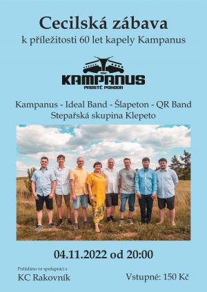 Cecilská zábava k příležitosti 60 let skupiny Kampánus 1